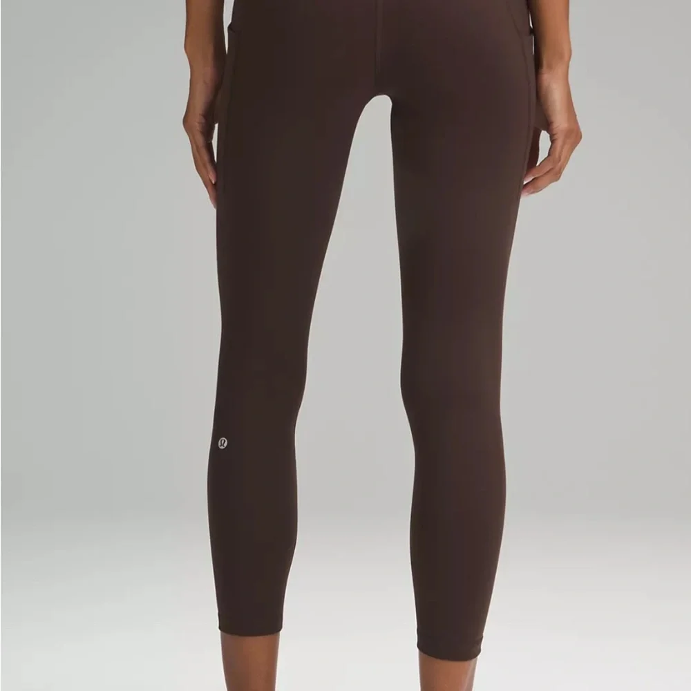 Lululemon Wunder Train Hie Rise Tight w/ Pockets 25” - Espresso - Picture 2 of 6